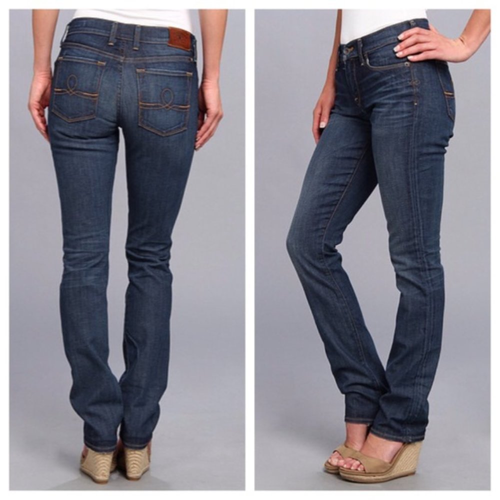 LUCKY Brand Sofia Medium Wash Straight Leg Jeans EUC sz 6